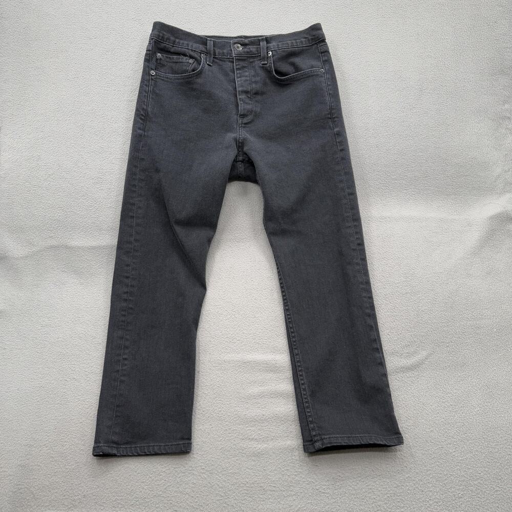 rag & bone‎ Jeans Mens 30 Black Slim Straight Leg Standard Issue Button Fly M121